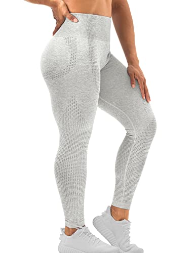 TSUTAYA Seamless Workout Leggings for Women Tummy Control Women's High Waisted Butt Lifting Leggings Gym Yoga Pants