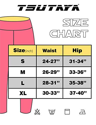 TSUTAYA Seamless Workout Leggings for Women Tummy Control Women's High Waisted Butt Lifting Leggings Gym Yoga Pants