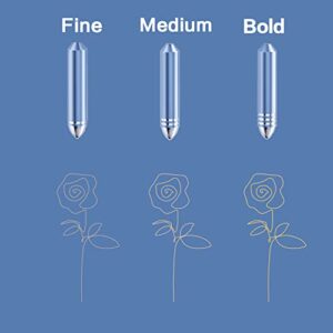 Diosun Foil Transfer Tool,Including 3 Tips-Fine,Medium and Bold for Stunning Foil-Perfect for Maker and Explore Machines