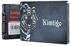 kimtigo 2.5" internal ssd 256gb, 3d nand solid state drive, sata iii 6gb/s 2.5 inch 7mm (0.28”), read up to 500mb/s
