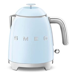 smeg pastel blue 50's retro style electric mini kettle