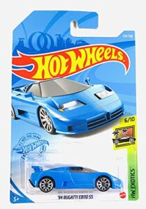 hot wheels 2021 - '94 bugatti eb110 ss - hw exotics - 6/10 - blue