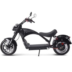 toxozers 2500w fat tire electric scooter for adults, citycoco chopper electric scooter with seat, 37 mph, turning signals, mirrors