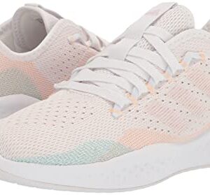 adidas Women's Fluidflow 2.0 Running Shoe, FTWR White/Almost Pink/Bliss Orange, 8