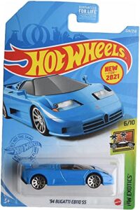 hot wheels '94 bugatti eb110 ss, [blue] 224/250 exotics 6/10