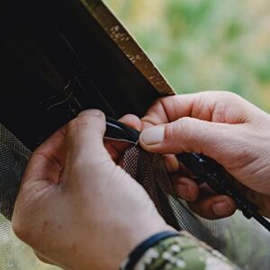 Barronett Blinds® Big Cat™ Heavy-Duty, Portable Hunting Blind, Heavy-Duty Hub Blind, 600 Denier Fabric, Low Profile Windows, 3-Person, Crater™ Thrive, 80” x 90” x 90”, BCHD350CT