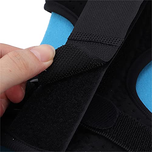 Plantar Fasciitis Support Foot Drop Orthotic Brace Women Men Adjustable Night Splint for Plantar Fasciitis, Arch Foot Pain (Blue)