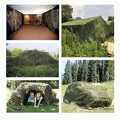 Tencen Camouflage Net Camo Netting Courtyard Decor Blinds for Photo Camp Sunshade Factory Farm Shelter Car Concealment Exhibit Party Backdrop Canopy Fence Ceiling Curtain Cover Paintball