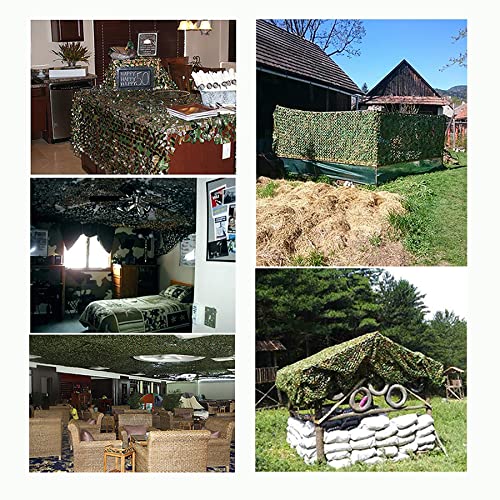 Tencen Camouflage Net Camo Netting Courtyard Decor Blinds for Photo Camp Sunshade Factory Farm Shelter Car Concealment Exhibit Party Backdrop Canopy Fence Ceiling Curtain Cover Paintball