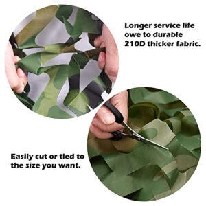 Tencen Camouflage Net Camo Netting Courtyard Decor Blinds for Photo Camp Sunshade Factory Farm Shelter Car Concealment Exhibit Party Backdrop Canopy Fence Ceiling Curtain Cover Paintball