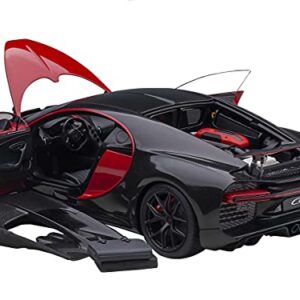 Auto Art Models 2019 Bugatti Chiron Sport Italian Red and Carbon Black 1/18 Model Car by Autoart 70996