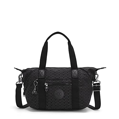 Kipling Women’s Art Mini Tote Bag, Lightweight Small Weekender, Nylon Travel Handbag, Signature Emb