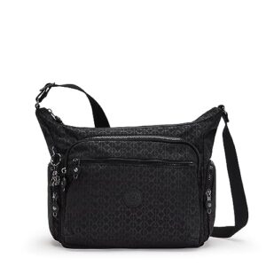 kipling women's gabbie crossbody, lightweight everyday purse, casual shoulder bag, signature emb
