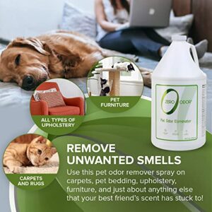 Zero Odor Pet Odor Eliminator - Air Cleaner, Purifier & Deodorizer - More Than an Air Freshener - Actually Eliminates Odors at a Molecular Level - Refill (128 Ounces)