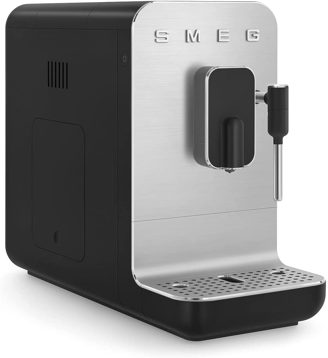 SMEG Fully Automatic Coffee Machine with Steam, Black BCC02BLMUS, Large