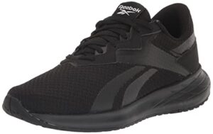 reebok women's energen plus 2.0 running shoe, black/white, 8.5