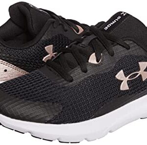 Under Armour Women's Surge 3 Sneaker, Black, 7.5