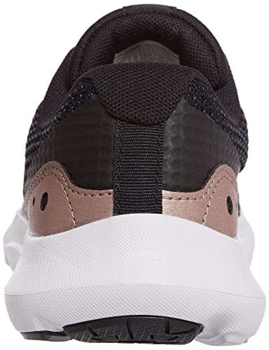 Under Armour Women's Surge 3 Sneaker, Black, 7.5