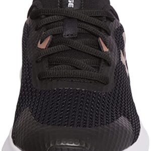 Under Armour Women's Surge 3 Sneaker, Black, 7.5