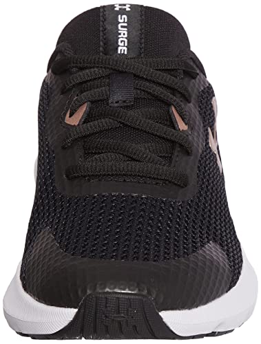 Under Armour Women's Surge 3 Sneaker, Black, 7.5