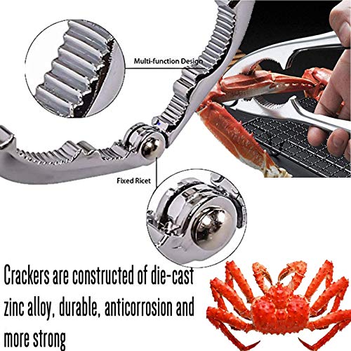 9Pcs Seafood Tools Set Stainless Steel Forks Opener Crab Lobster Crackers Shellfish Lobster Crab Leg Sheller Nut Crackers Dishwasher Safe