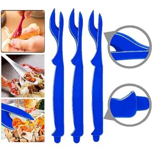 9Pcs Seafood Tools Set Stainless Steel Forks Opener Crab Lobster Crackers Shellfish Lobster Crab Leg Sheller Nut Crackers Dishwasher Safe