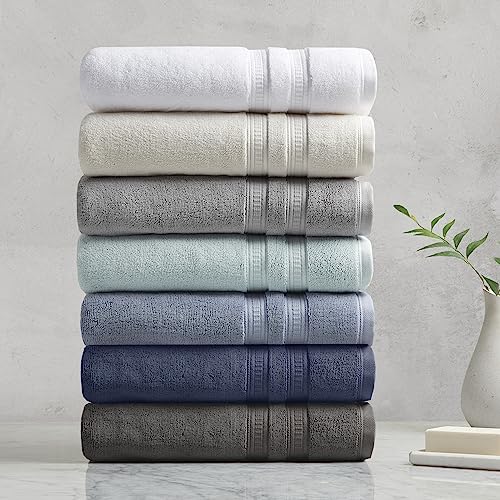 Beautyrest Plume 100% Cotton Bath Towel Set, Luxuriously Soft Feather Touch, Premium 750gsm Spa Quality, Durable and Absorbent for Shower, Multi-Sizes, Seafoam 6 Piece