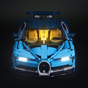 DreamBricks LED Lighting Kit for Bugatti Chiron - Compatible with Lego Technic 42083 Race Car Building Blocks Model (Not Include The Lego Set)