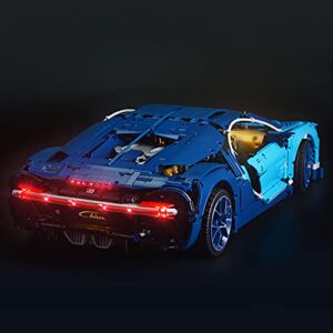 DreamBricks LED Lighting Kit for Bugatti Chiron - Compatible with Lego Technic 42083 Race Car Building Blocks Model (Not Include The Lego Set)