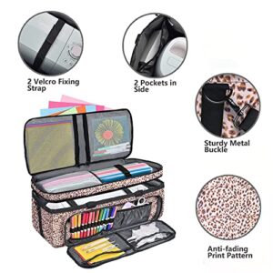 Carrying Case for Cricut - Double-Layer Cricut Bag for Cricut Machine with Cover Compatible with Cricut Explore Air, Air 2, Maker, Maker 3, Organization and Storage Bags - Cricut Accessories