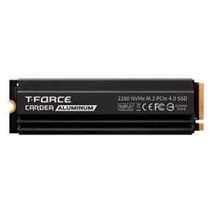 teamgroup t-force cardea a440 pro aluminum heatsink 1tb with dram slc cache 3d tlc nand nvme pcie gen4 x4 m.2 2280 gaming internal ssd works with ps5 read/write 7,200/6,000 mb/s tm8fpr001t0c128