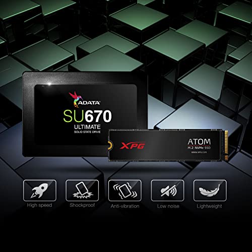 XPG Atom 30 1TB PCIe + 250GB SATA 2.5" SSD Kit - M.2 2280 PCIe Gen3 x4 + 2.5” Internal SSD PC Upgrade Bundle Kit (AATO-30KIT-250G1TCI)