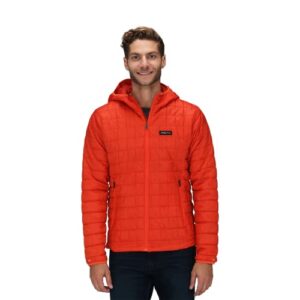 arctix men's standard aero hooded jacket, fire pit, large
