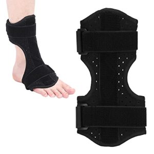 ymiko drop foot support brace, adjustable heel calf stretcher drop foot support brace plantar orthotic night splint breathable foot brace splint