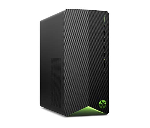 HP Pavilion Gaming Desktop, 10th Generation Intel Core i5-10400F Processor, NVIDIA GeForce RTX 2060 Graphics, 16 GB RAM, 512 GB SSD, Windows 11 Home (TG01-1260, Shadow Black)