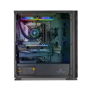 YEYIAN Yari X21 Gaming PC Computer, INTEL 12th Gen Alder Lake i9-12900KF 16-Core 3.2GHz, GeForce RTX 3080 10GB GDDR6X, 2TB NVMe Gen 4 SSD, 2TB 3.5” HDD, 32GB DDR5 4800MHz, 240mm AIO ARGB WiFi 6 BT 5.2