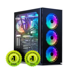 YEYIAN Yari X21 Gaming PC Computer, INTEL 12th Gen Alder Lake i9-12900KF 16-Core 3.2GHz, GeForce RTX 3080 10GB GDDR6X, 2TB NVMe Gen 4 SSD, 2TB 3.5” HDD, 32GB DDR5 4800MHz, 240mm AIO ARGB WiFi 6 BT 5.2