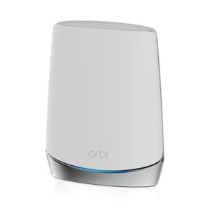 orbi rbr750 whole home ax4200 tri-band mesh wifi 6 system (router only), white