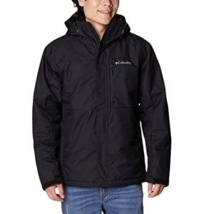 columbia men's tipton peak ii insulated jacket, black, large