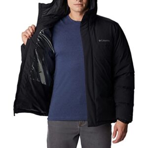 Columbia Men's Aldercrest Down Hooded Jacket, Black, X-Large