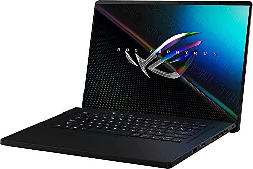 ASUS 2021 Zephyrus M16 WQXGA 144Hz Gaming Laptop, 16'' 1920x1200, 11th Tiger Lake Core i7-11800H 8-Core,16-Thread, GeForce RTX 3050 Ti, WiFi 6, RGB Backlit KB, Webcam, Win 10 (16GB RAM|1TB PCIe SSD)