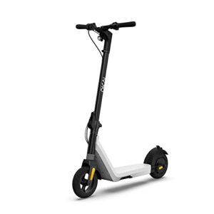 okai es50b electric scooter | entry-level e scooter - 12.4 miles range | 15.5mph top speed - lightweight and foldable electric kick scooter for teens, adults & kids