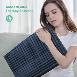 Heating Pad for Back Pain Relief, 17" X 33" XXX-Large Heating Pads for Cramps, Neck and Shoulder,Electric Heating Pad XL with 6 Fast Heating Settings,Moist Dry Heat Options,Auto-Off,Machine Washable