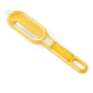 Food-Grade ABS Fish Scaler Fish Scale Remover Skin Scales Innovative Lid Design Seafood Tools Kitchen Accessory Fast Cleaning Fish Skin Scraper Cleaner Scaler Kitchenware Peelers,