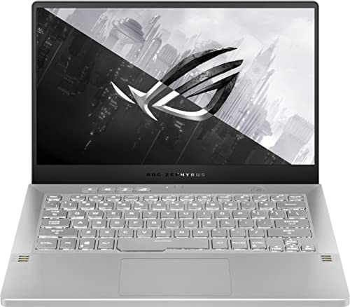 ASUS ROG Zephyrus G14 Ultra Slim Gaming Laptop, 14" 120Hz QHD Display(2560x1440),AMD Ryzen 9 5900HS,NVIDIA GeForce RTX 3060,16GB RAM | 1TB PCIe SSD, Fingerprint Reader, Windows 10, Moonlight White