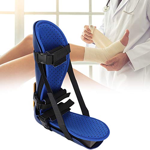 Plantar Fascitis Padded Night Splint, Sleeping Stretch Boot Orthosis Ankle Brace Adjustable Splint Plantar Fascitis Foot Support Corrector 90 Degree Immobilizing Stretching Sleeping Boot M