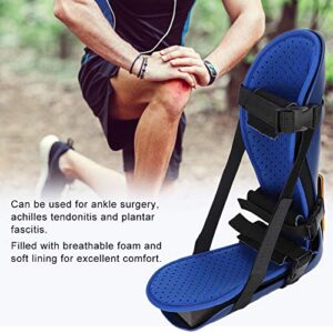 Plantar Fascitis Padded Night Splint, Sleeping Stretch Boot Orthosis Ankle Brace Adjustable Splint Plantar Fascitis Foot Support Corrector 90 Degree Immobilizing Stretching Sleeping Boot M