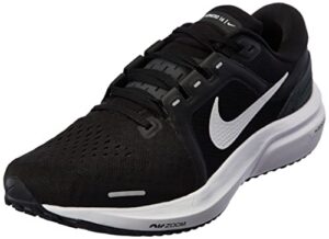 nike women's air zoom vomero 16 running shoes, black / white / anthracite, 8.5 us