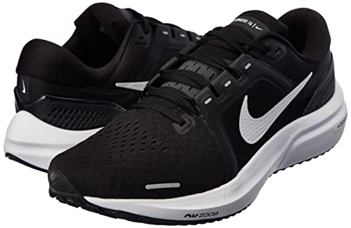 Nike Women's Air Zoom Vomero 16 Running Shoes, Black / White / Anthracite, 8.5 US