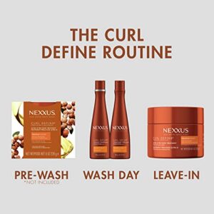 Nexxus Curl Define Shampoo and Conditioner ProteinFusion 2 Count for Curly and Coily Hair Strengthening & Moisturizing Sulfate-Free Hair Products with Marula Oil 13.5 oz